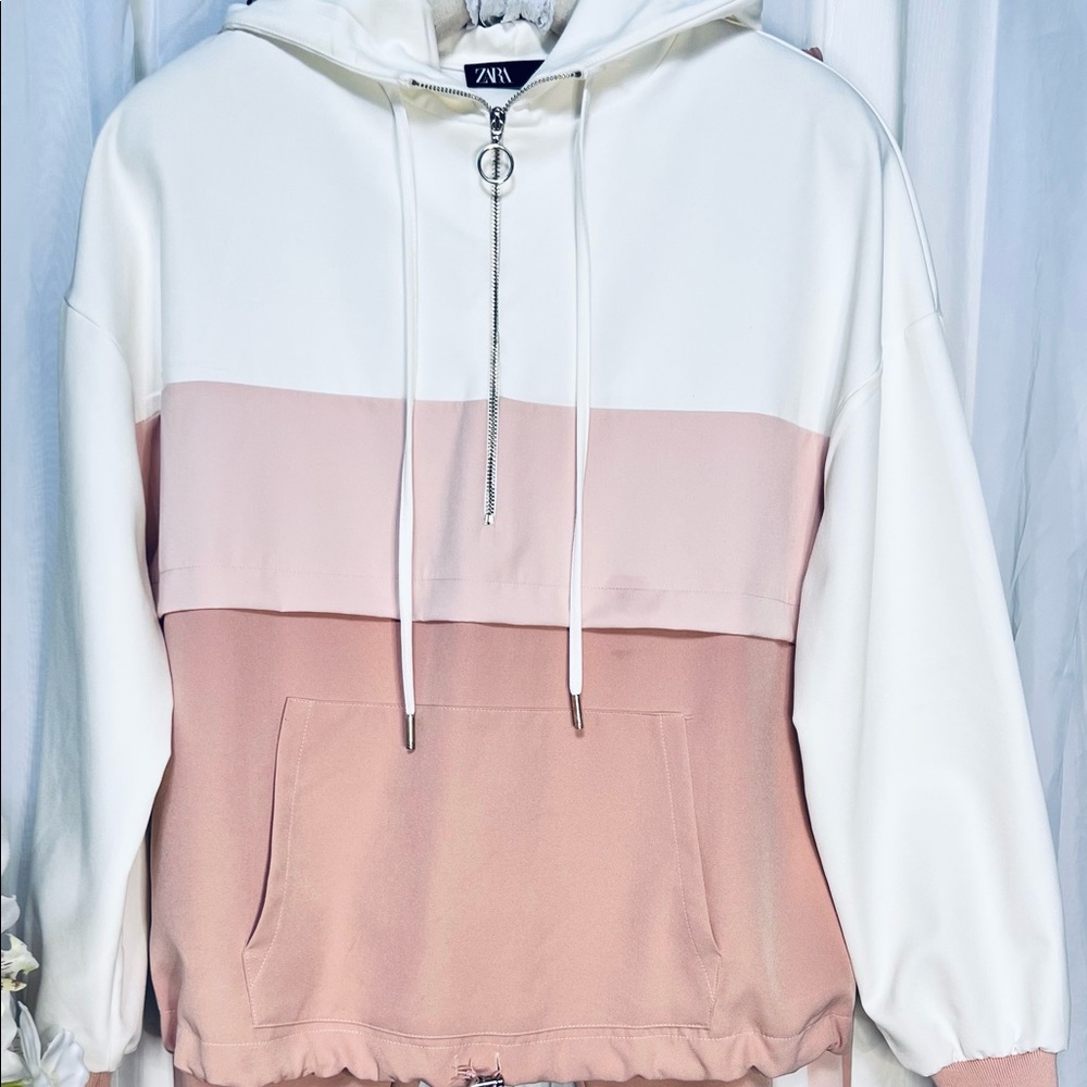 Zara Jumpsuit Set Jacket and Joggers size Medium